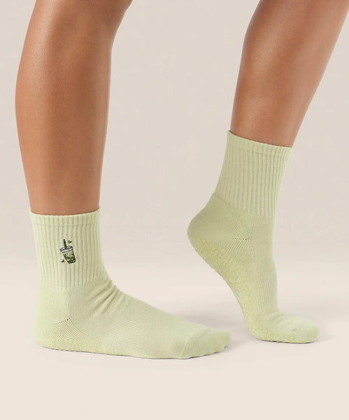 Crew Non Slip Grip Socks