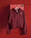 Pilates Club Hoodie - Cabernet