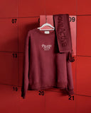 Pilates Club Sweater - Cabernet