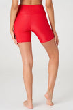 Rib bike Short - red rib